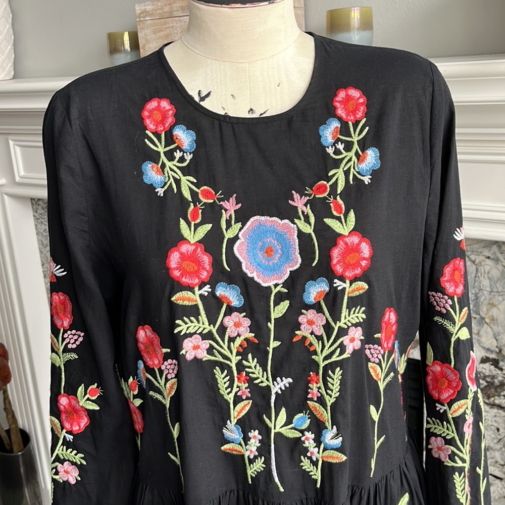 Embroidered Cotton Dress